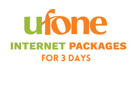 Ufone 3 Day Internet Package