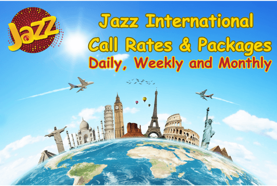 Jazz International Call Rates & Packages
