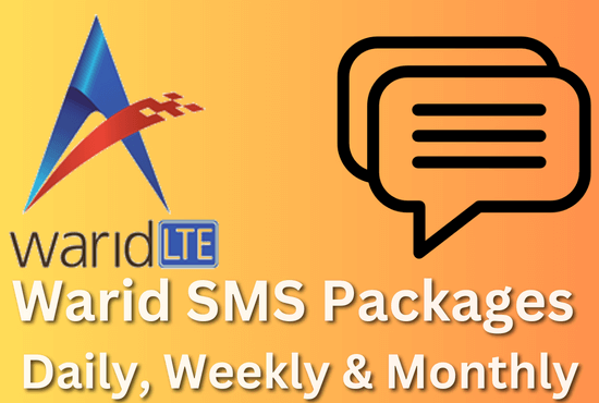 Warid SMS Packages 
