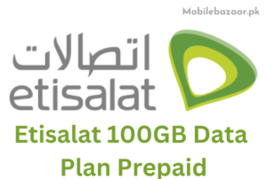 Etisalat 100GB Data Plan Prepaid