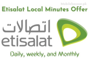 Etisalat Local Minutes Offer