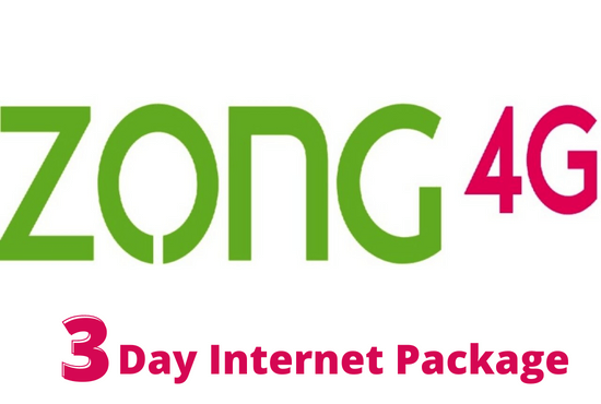 Zong 3 Day Internet Package