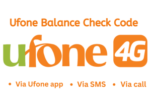 Ufone Balance Check Code 