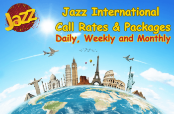 Jazz International Call Rates & Packages Daily, Weekly and Monthly