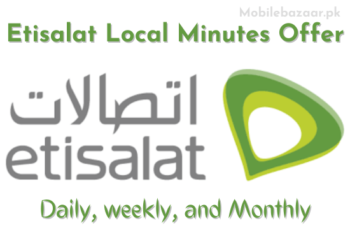 Etisalat Local Minutes Offer | Daily, weekly, & Monthly